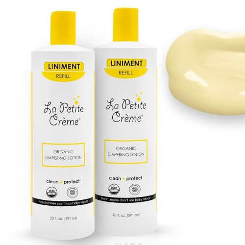 2 Premium Diapering Lotion, Diaper Rash Cream, Baby Wipes Alternative, 40 oz