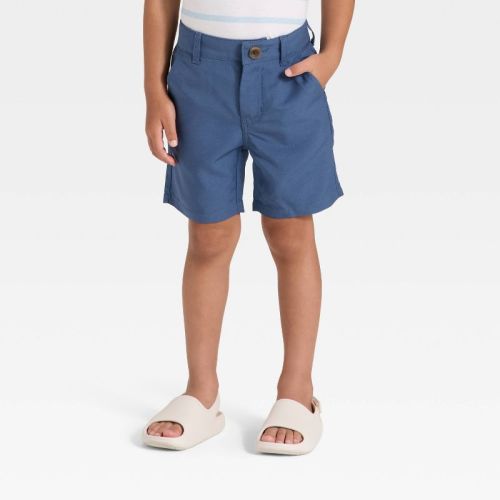 Toddler Boys' Quick Dry Chino Shorts - Cat & Jack™ Blue 18M