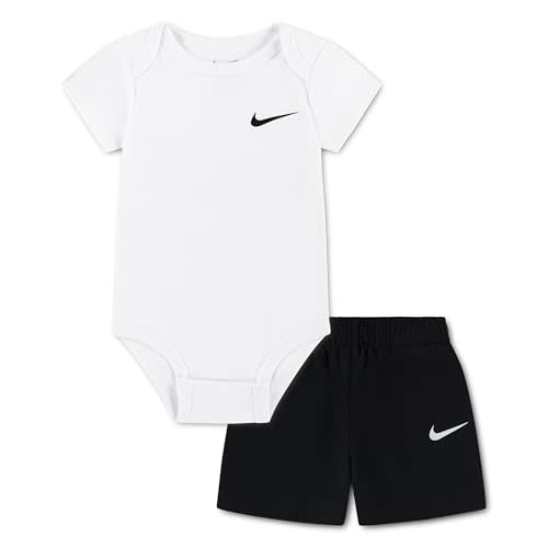 Nike Baby Essentials Bodysuit and Shorts 2-piece Outfit Set