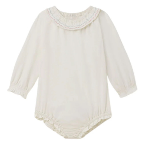 Bea Onesie in Ivory