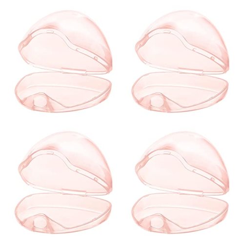 Accmor Pacifier Case, Pacifier Holder Case, Pacifier Container for Travel, BPA Free, Transparent, 6 Pack