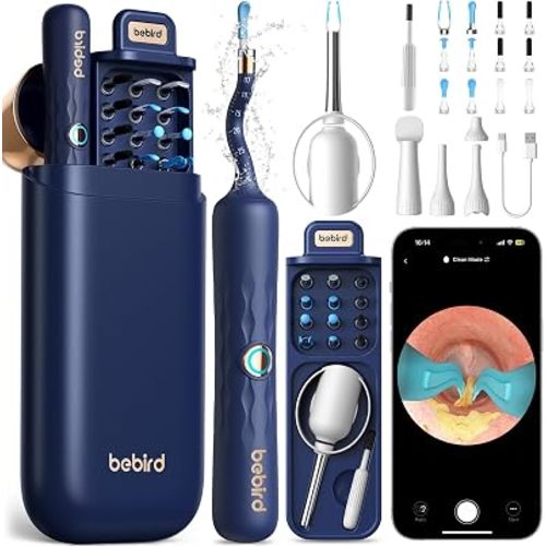 Bebird D39R Ear Wax Removal: Ear Camera with Storage Case&Painless Tweezers