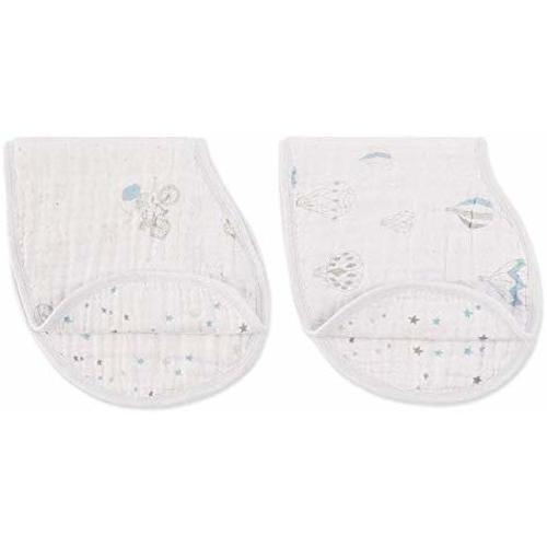 aden + anais 2 Piece Classic Burpy Bib, Night Sky Reverie