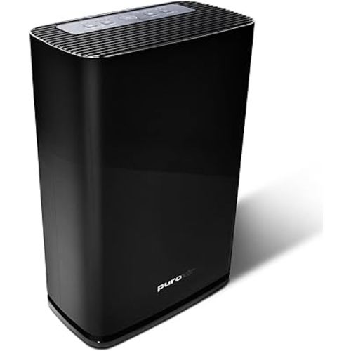 PuroAir 400 HEPA Air Purifier for Home Large Rooms - Covers 2,000 Sq Ft - Filters Up To 99.9% of Pollutants, Smoke, Pollen, Dust, and VOCs - Quiet HEPA Air Filter - Air Purifiers for Bedroom