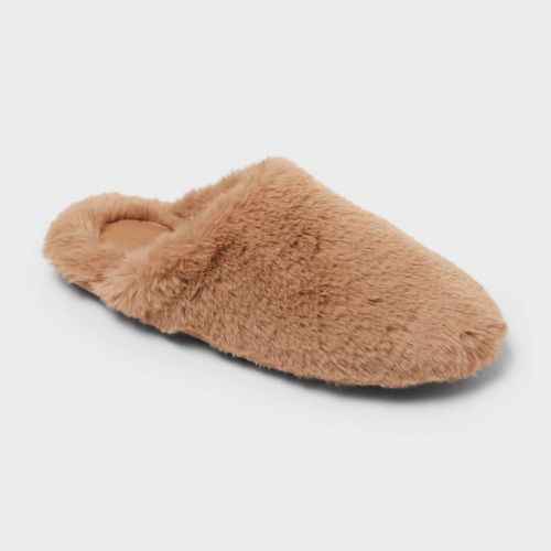 Women's Emily Scuff Slippers - Auden™ Tan M
