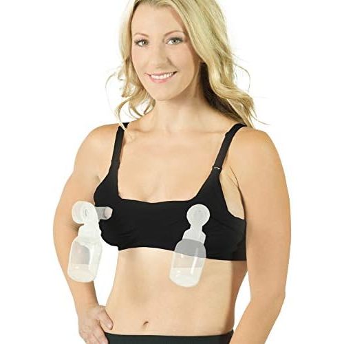 Seamless Pump&Nurse Hands-Free Pumping and Nursing Bra, Small to Plus Size