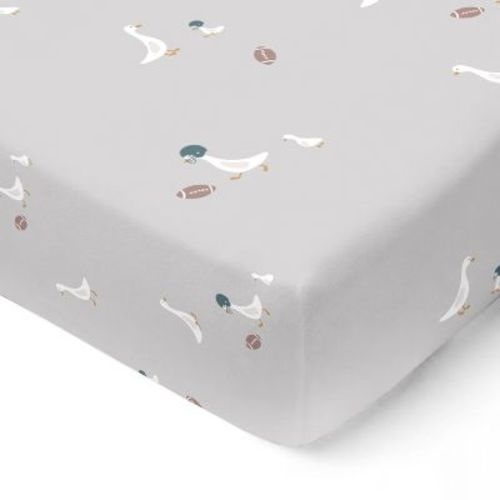 günamüna® Baby Crib Sheet - Football Goose