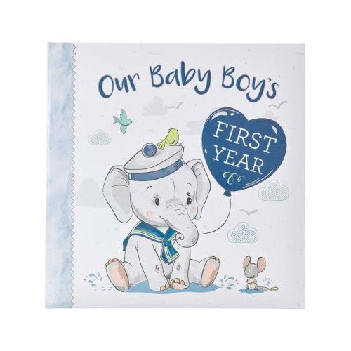 Our Baby Boy's First Year - (Hardcover)