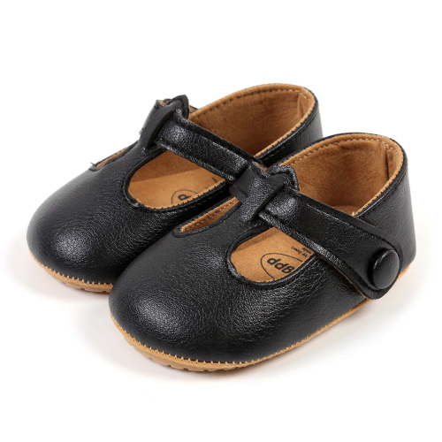 Hjtefg Baby Girls Soft Sole Sandals - Comfortable Breathable Slippers 0-18 Months, Lightweight Everyday Shoes for Little Feet,Color: 2-Black Size: 0-6 Months