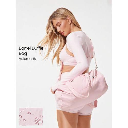 16L Max Large Capacity Carry Dual-Strap Duffle Zippered Bag Daily Active Casual Fall Winter