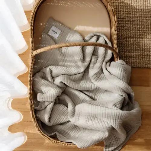 Muslin Bubble Blanket - Clover