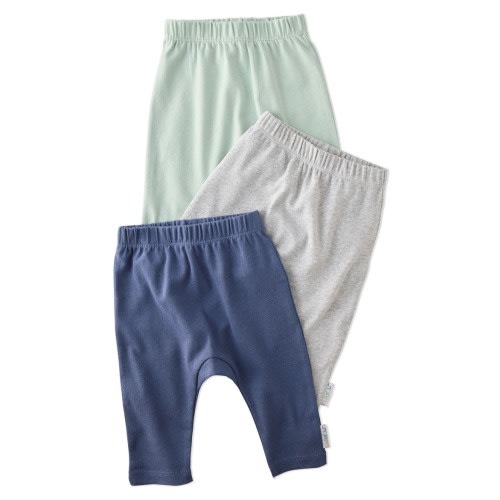 Harlowe Organic Cotton Assorted 3-Pack Harem Pants