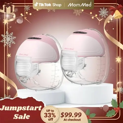 MomMed Wearable Breast Pumps, Hands Free Breast Pump S21 Wit - TikTok Shop