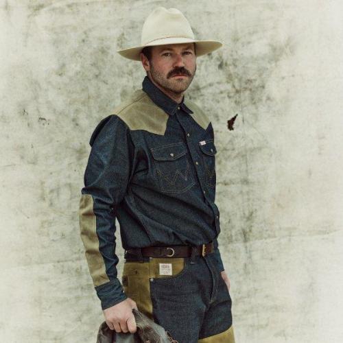 Baby Boy's Long Sleeve Western Snap Bodysuit
