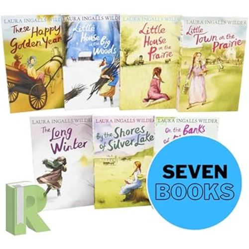 Little House on the Prairie Series 7 Books Collection by Laura Ingalls Wilder