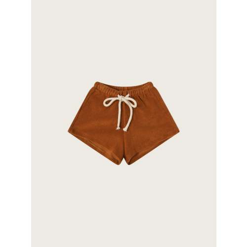 Terracotta Terry Rope Shorts | 0-6