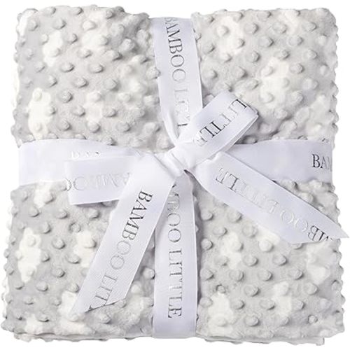 Ultra-Soft Baby Blanket - Lightweight & Breathable, Neutral Newborn Designs, Cloud Baby Crib, Infant, Toddler - 47"x47" Large
