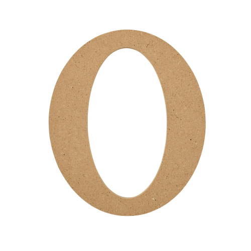 Plaid Unfinished Wood MDF 5" Letter for DIY Arts and Crafts, O