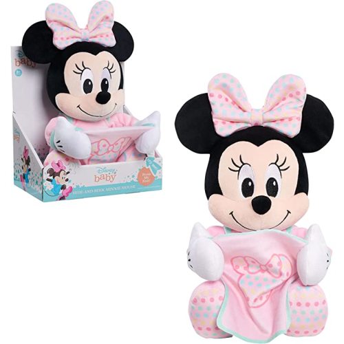 Disney Baby 11-inch Hide-and-Seek Minnie Mouse Interactive Plush, Music, Phrases, And Motion, Kids Toys for Ages 09 Month by Just Play
