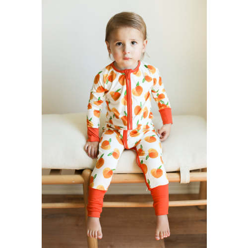Peaches Double Zipper Bamboo Sleeper