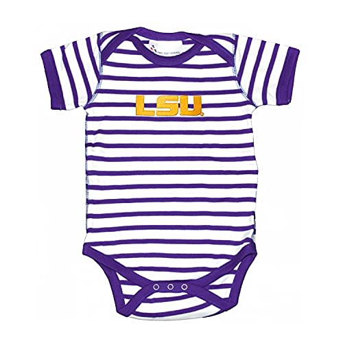 Two Feet Ahead Striped Baby Bodysuit Creeper Baby Boy Clothes for Newborn infants Sizes 0-3M 6M 12M