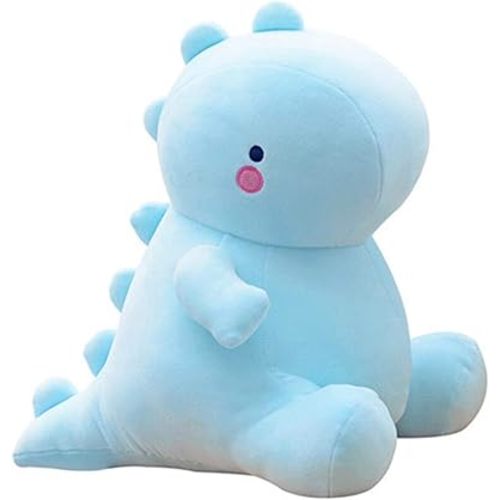 Cute Dinosaur Plush Toys, Fat Dinosaur Stuffed Dolls, Soft Animal Dino Plushie, Birthday Gifts for Kids Girls Boys Blue 12 inch
