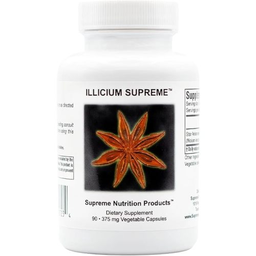 Supreme Nutrition Illicium, 90 Pure Star Anise Vegetarian Capsules