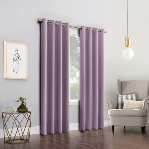 Basics by Wayfair® Burrier Wayfair Basics Blackout Grommet Curtain Panel & Reviews | Wayfair