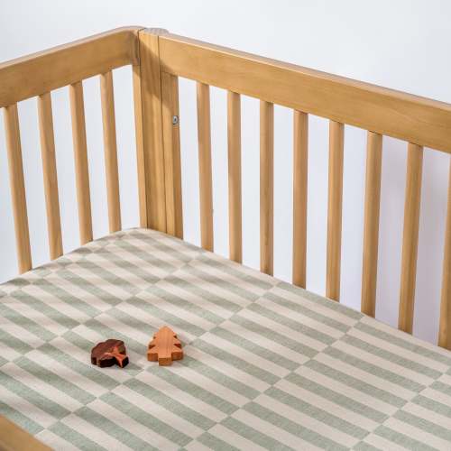 Babyletto All-Stages Midi Crib Sheet in GOTS Certified Organic Muslin Cotton