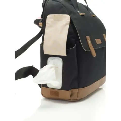 Babymel Robyn Eco Nappy Bag - Black | Baby Bunting AU