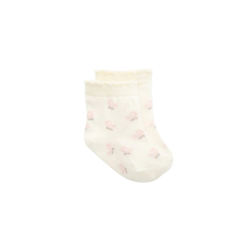 Jamie Kay USA - Maya Jacquard Sock - Egret