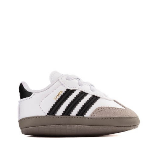 adidas Samba Crib Shoe - Baby - White / Core Black / Clear Granite | Journeys