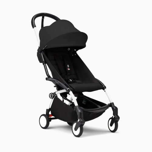 Stokke YOYO³ stroller from 6 months - White Frame/Black Color Pack