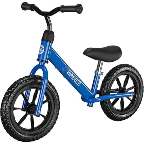 Bobike Toddler Balance Bike Toys for 2 to 5 Year Old Girls Boys Adjustable Seat and Handlebar No-Pedal Training Bike Best Gifts for Kids