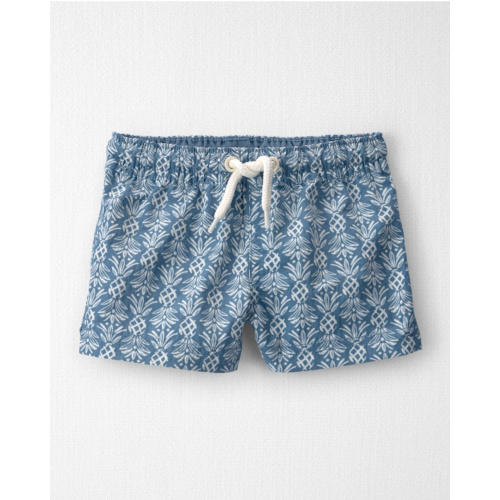 Baby Boy Recycled Swim Trunks in Bloom Lagoon - Little Planet | Carter's