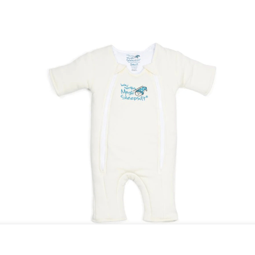 Cream Baby Merlin’s Magic Sleepsuit | Soft 100% Cotton Infant Sleepsuit