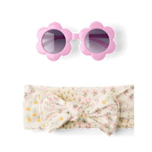 Baby Girls Floral 2-Piece Accessory Set - MULTI | The Children's Place