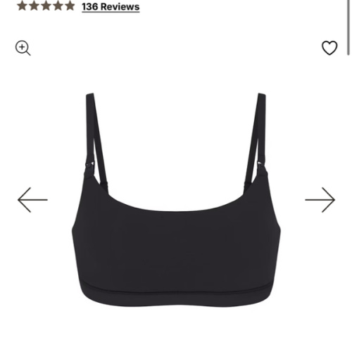 FITS EVERYBODY MATERNITY NURSING SCOOP BRALETTE | ONYX | SKIMS