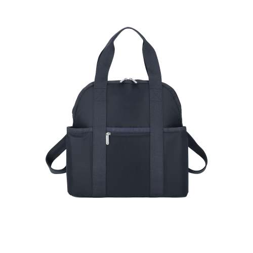 Double Trouble Backpack - Deep Sea Blue solid – LeSportsac