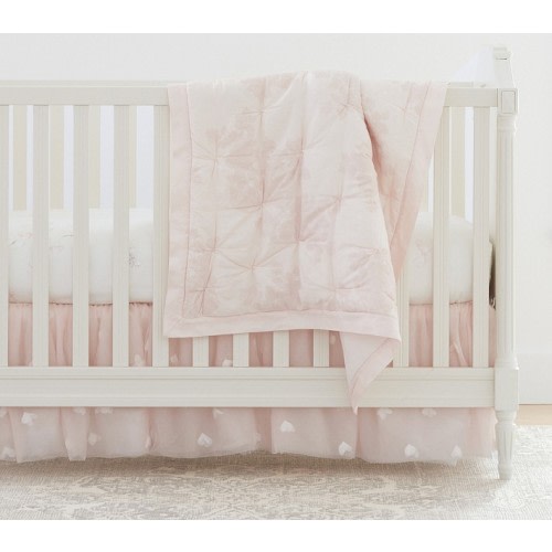 Monique Lhuillier Ethereal Lace Toddler Comforter | Pottery Barn Kids