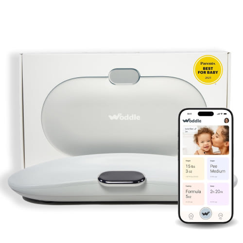 Woddle Baby Changing Pad, Baby Scale Non-Slip Pad for Dresser, Easy to Clean
