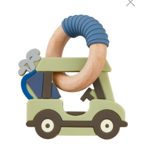 Golf Cart Silicone Teether | Mud Pie
