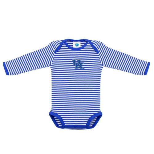 Cats | Kentucky Infant Long Sleeve Footed Romper | Alumni Hall