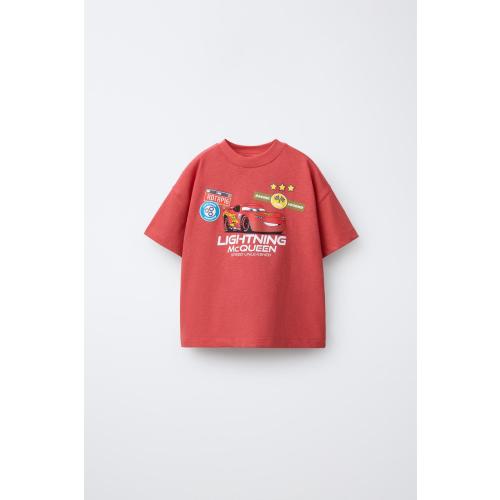 CARS LIGHTNING MCQUEEN © DISNEY PRINT T-SHIRT - Red | ZARA United States