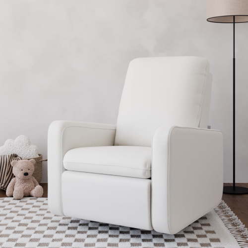 Graco Teddi Infant Power Recliner Swivel Glider with USB, Ivory Basketweave