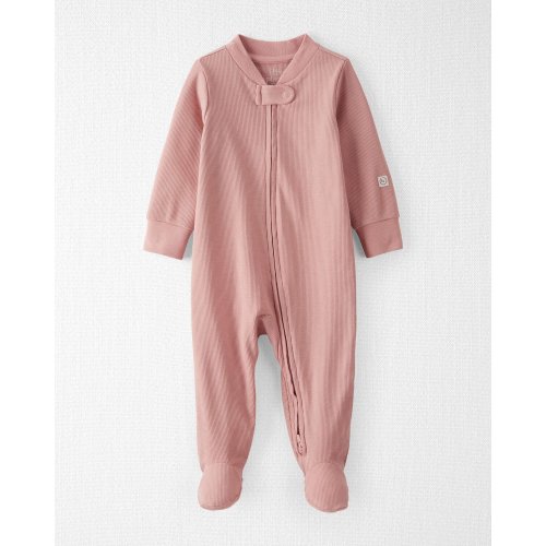 Baby Girl  Organic Cotton Sleep & Play Pajamas in Pink - Little Planet | Carter's