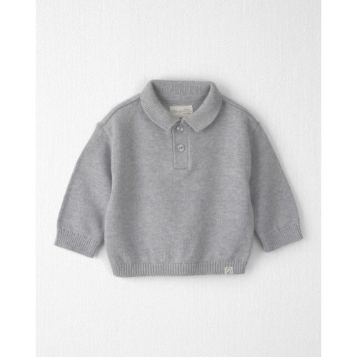 Baby Boy Organic Cotton Sweater Knit Polo - Little Planet | Carter's