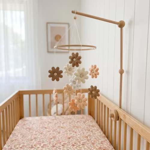 Floral Mobile and Arm
