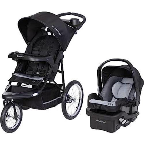 baby Trend Expedition® Jogger Travel System with EZ-Lift™ Infant Car Seat, Dash Black