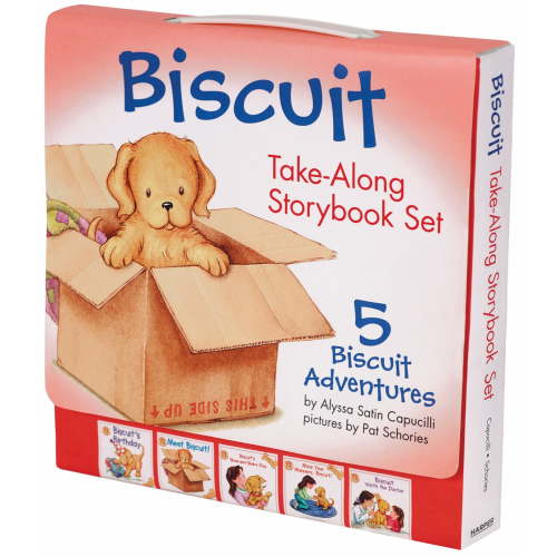 Biscuit Take-Along Storybook Set: A Box of 5 Books Plus Activity Pages for Dog Lovers (Paperback)